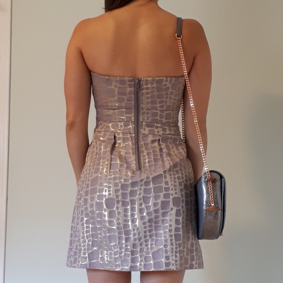 ⭐2/$25 American Eagle Strapless Metallic Minidress - Picture 5 of 5